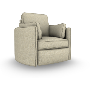 Luana Fabric Power Swivel Recliner
