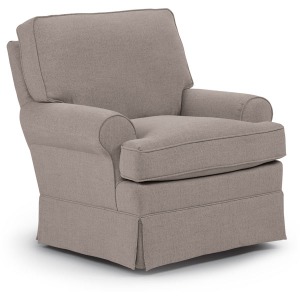 Quinn Fabric Swivel Glider Chair