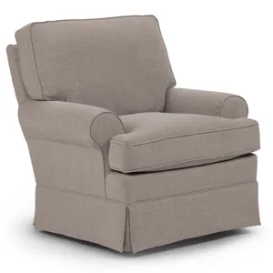 Fabric Swivel Glider Chair