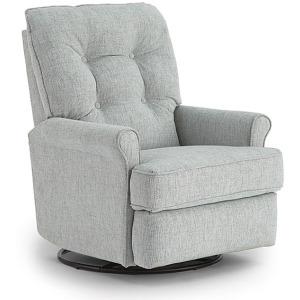 Carissa Fabric Power Swivel Glider Recliner