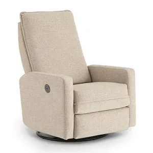 Fabric Power Swivel Glider Recliner