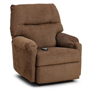 Leather/Vinyl Rocker Recliner