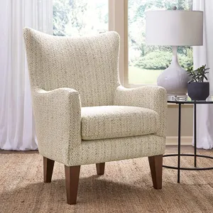 Fabric Stationary Chair - Honey Birch