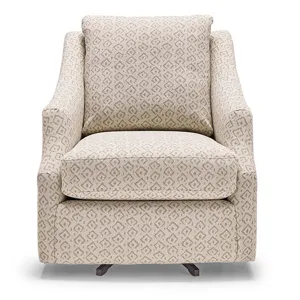 Fabric Swivel Glider Chair
