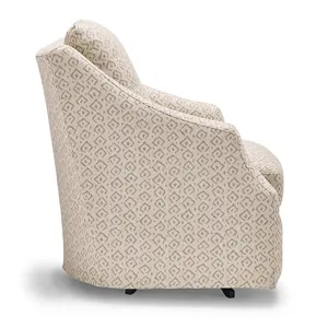Fabric Swivel Glider Chair