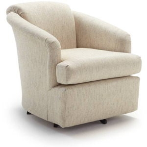 Cass Fabric Swivel Glider Chair