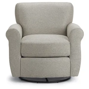 Fabric Swivel Glider Chair