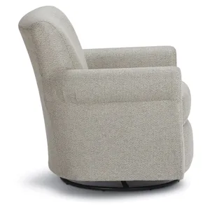 Fabric Swivel Glider Chair