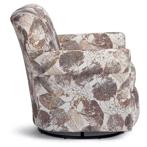 Fabric Swivel Glider Chair