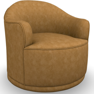 April Fabric Swivel Glider Chair