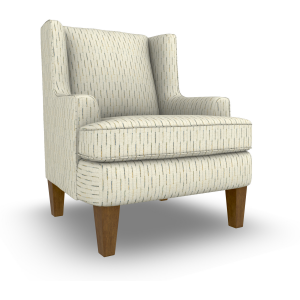Sterling Fabric Stationary Chair - Honey Birch