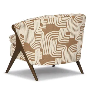 Fabric Stationary Chair - Espresso