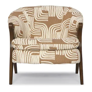 Fabric Stationary Chair - Espresso