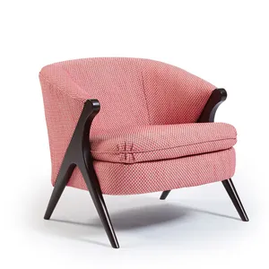 Tatiana Fabric Stationary Chair - Honey Birch