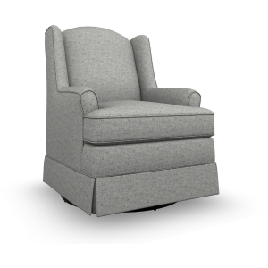 Natasha Fabric Swivel Glider Chair