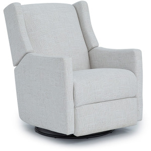 Lillian Fabric Power Swivel Glider Recliner