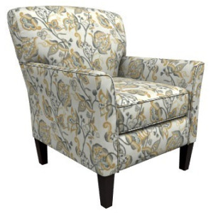 Saydie Fabric Stationary Chair - Espresso