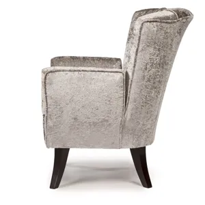 Bethany Fabric Stationary Chair - Honey Birch