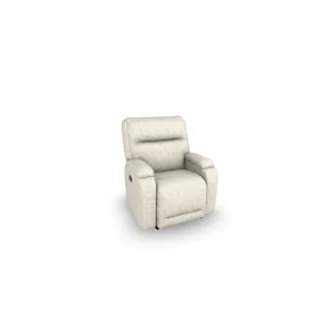 Maverly Fabric Power Swivel Glider W/Heat, Massage And Headtilt