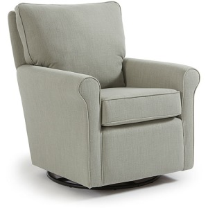 Kacey Fabric Swivel Glider Chair