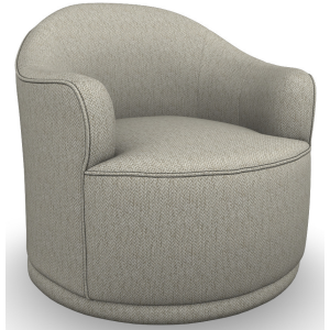 April Fabric Swivel Glider Chair