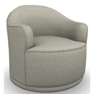April Fabric Swivel Glider Chair