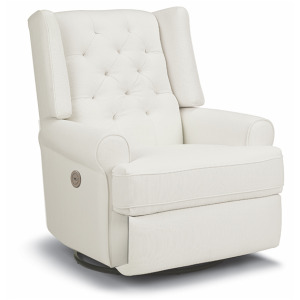 Kendra Fabric Power Swivel Glider Recliner