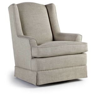Natasha Fabric Swivel Glider Chair