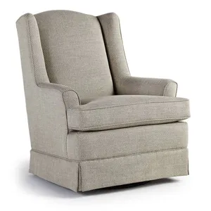 Fabric Swivel Glider Chair