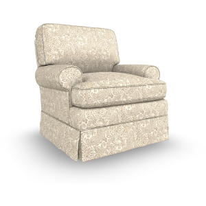 Quinn Fabric Swivel Glider Chair
