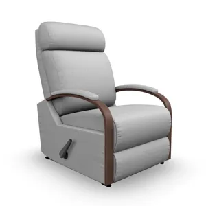 Kinetix Fabric Power Space Saver Recliner - Honey Birch