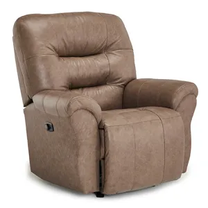 Unity Fabric Power Tilt Headrest Swivel Glider Recliner