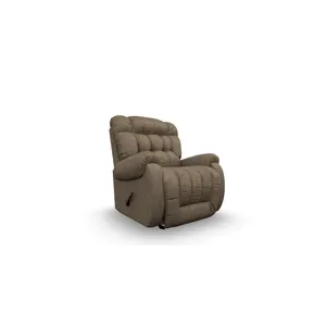 Rake Fabric Space Saver Recliner - Mushroom