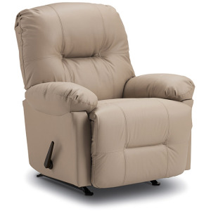 Zaynah Leather/Vinyl Swivel Glider Recliner