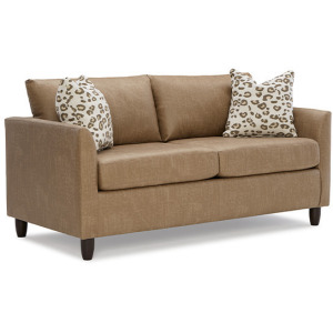 Bayment Fabric Queen Memory Foam Stationary Sofa Sleeper W(2)Pillows - Espresso