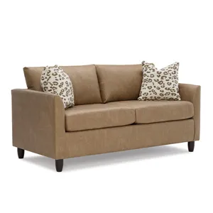 Bayment Fabric Queen Memory Foam Stationary Sofa Sleeper W(2)Pillows - Espresso