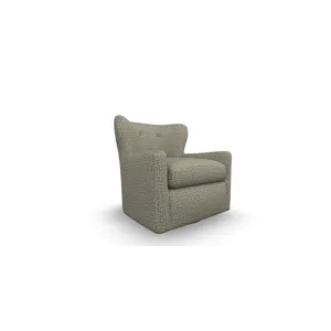 Casimere Fabric Swivel Glider Chair - Stone