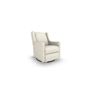Lillian Fabric Power Swivel Glider Recliner - Quartz