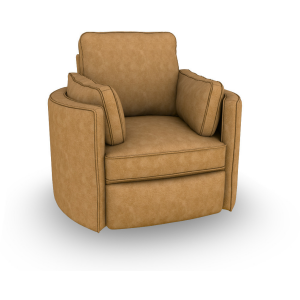 Luana Fabric Swivel Recliner