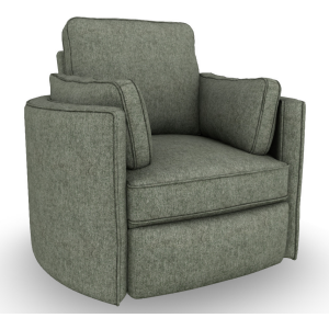 Luana Fabric Swivel Recliner