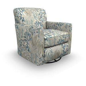 Caroly Fabric Swivel Glider Chair