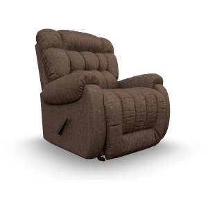 Rake Fabric Space Saver Recliner - Bark