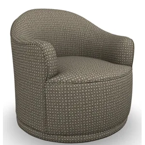 April Fabric Swivel Glider Chair