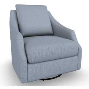Flutter Fabric Swivel Glider Chair
