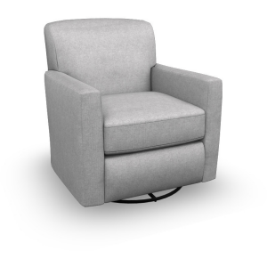 Caroly Fabric Swivel Glider Chair