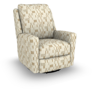 Heatherly Fabric Swivel Glider Recliner