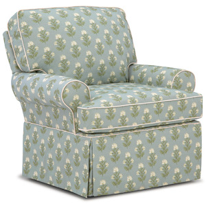 Marilyn Fabric Swivel Glider Chair