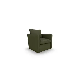 Heidi Fabric Swivel Chair - Loden