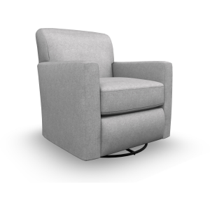 Caroly Fabric Swivel Glider Chair