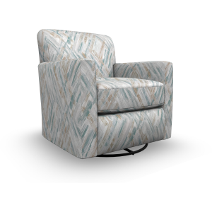 Caroly Fabric Swivel Glider Chair